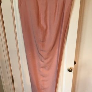 Doncaster salmon silk ankle pants size 14